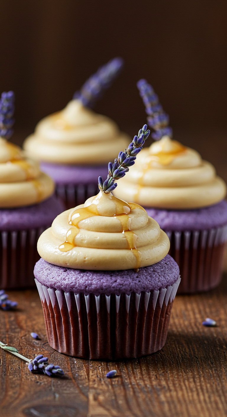 Lavender Honey Cupcakes