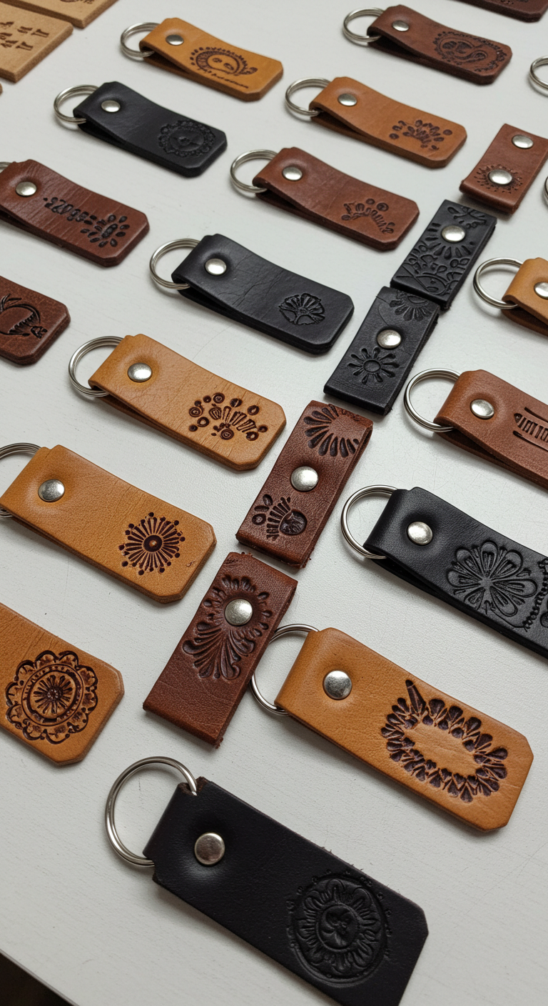 Leather Keychains
