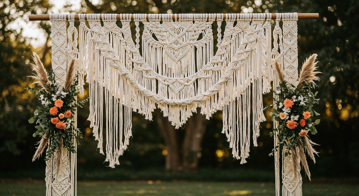 Macramé Wedding Arch