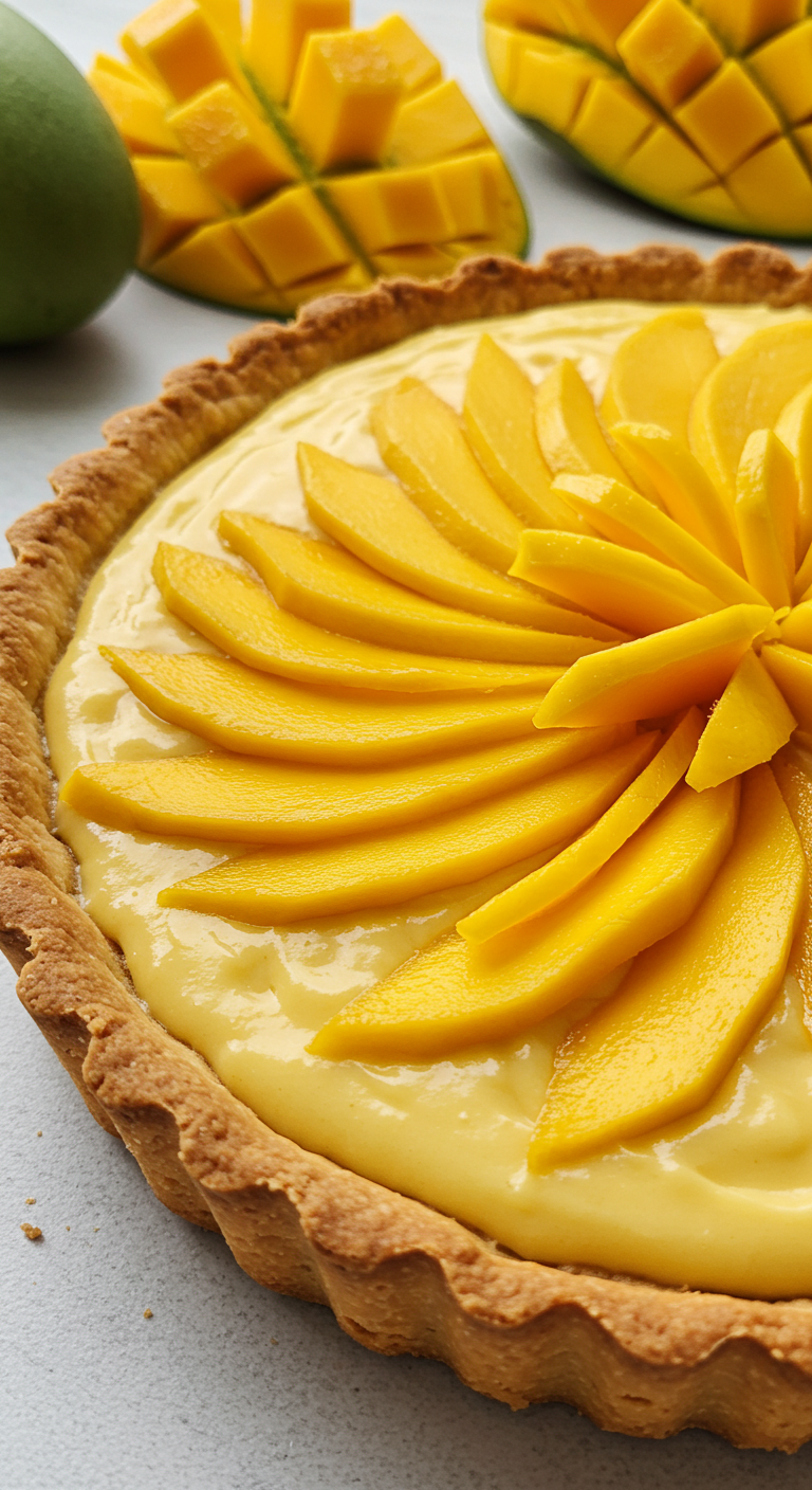 Mango Coconut Tart