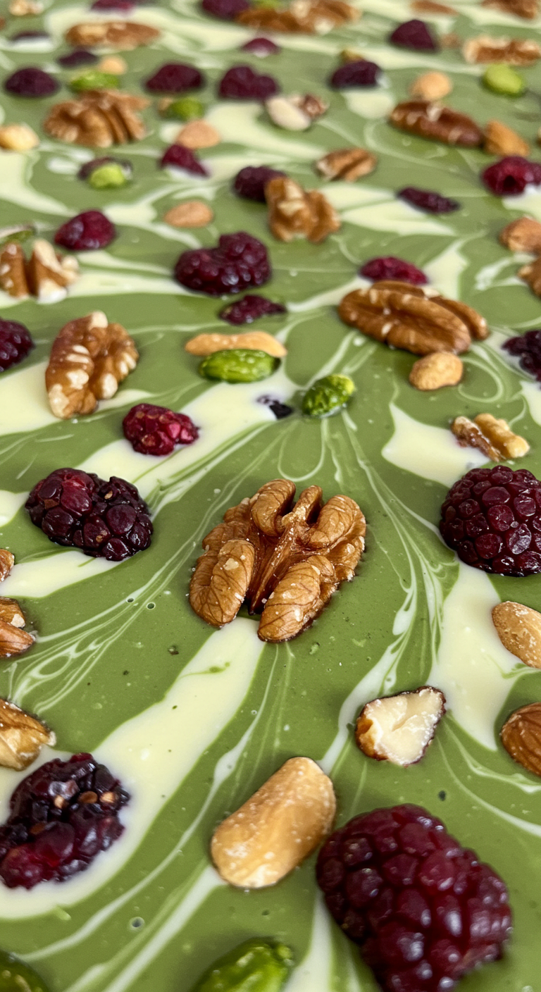 Matcha White Chocolate Bark
