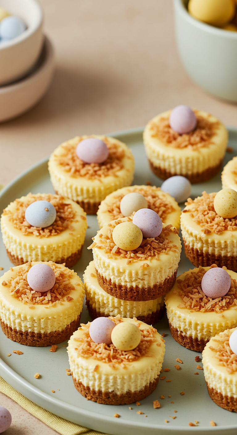Mini Cheesecake Nests