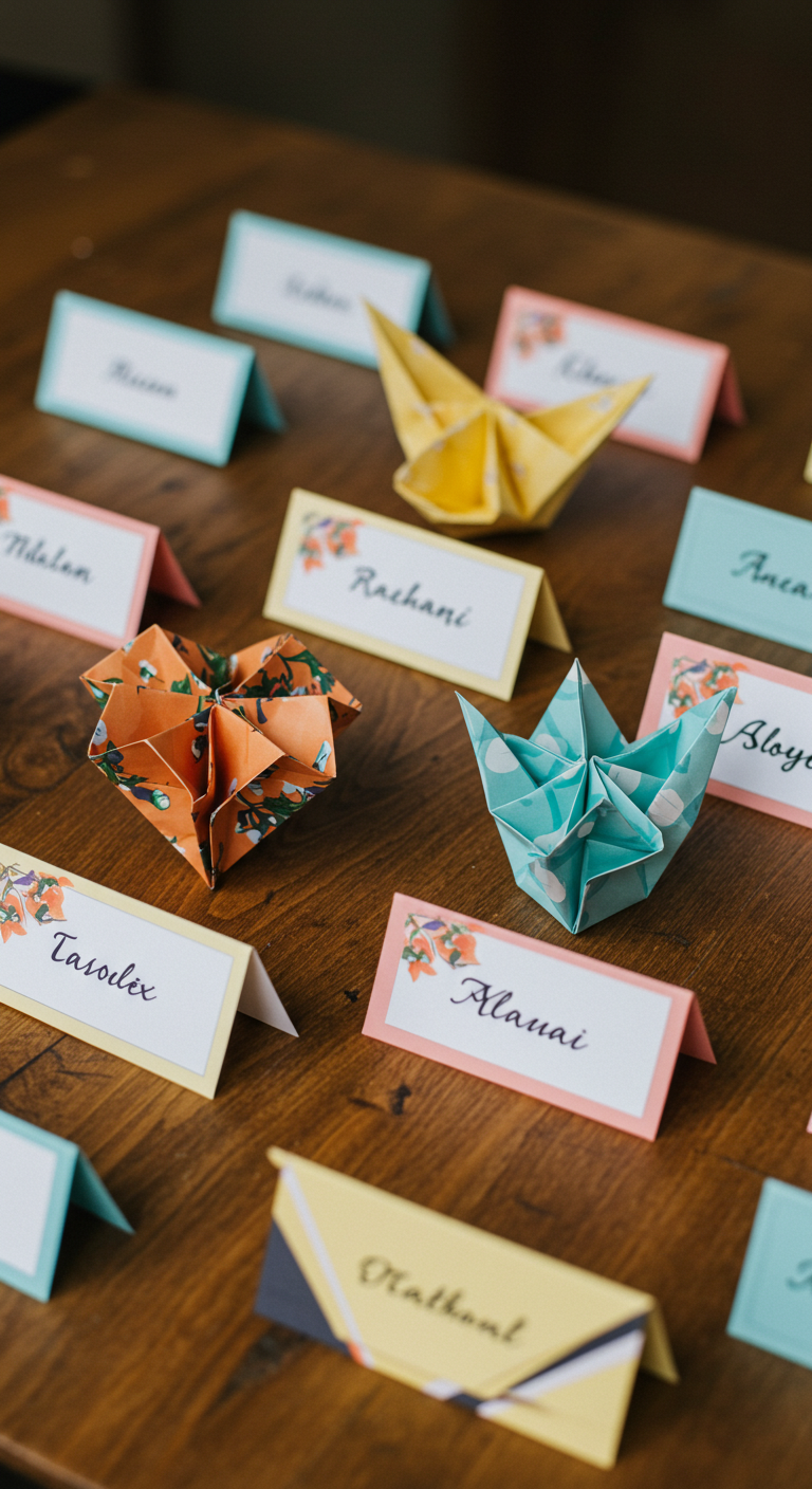 Origami Name Cards
