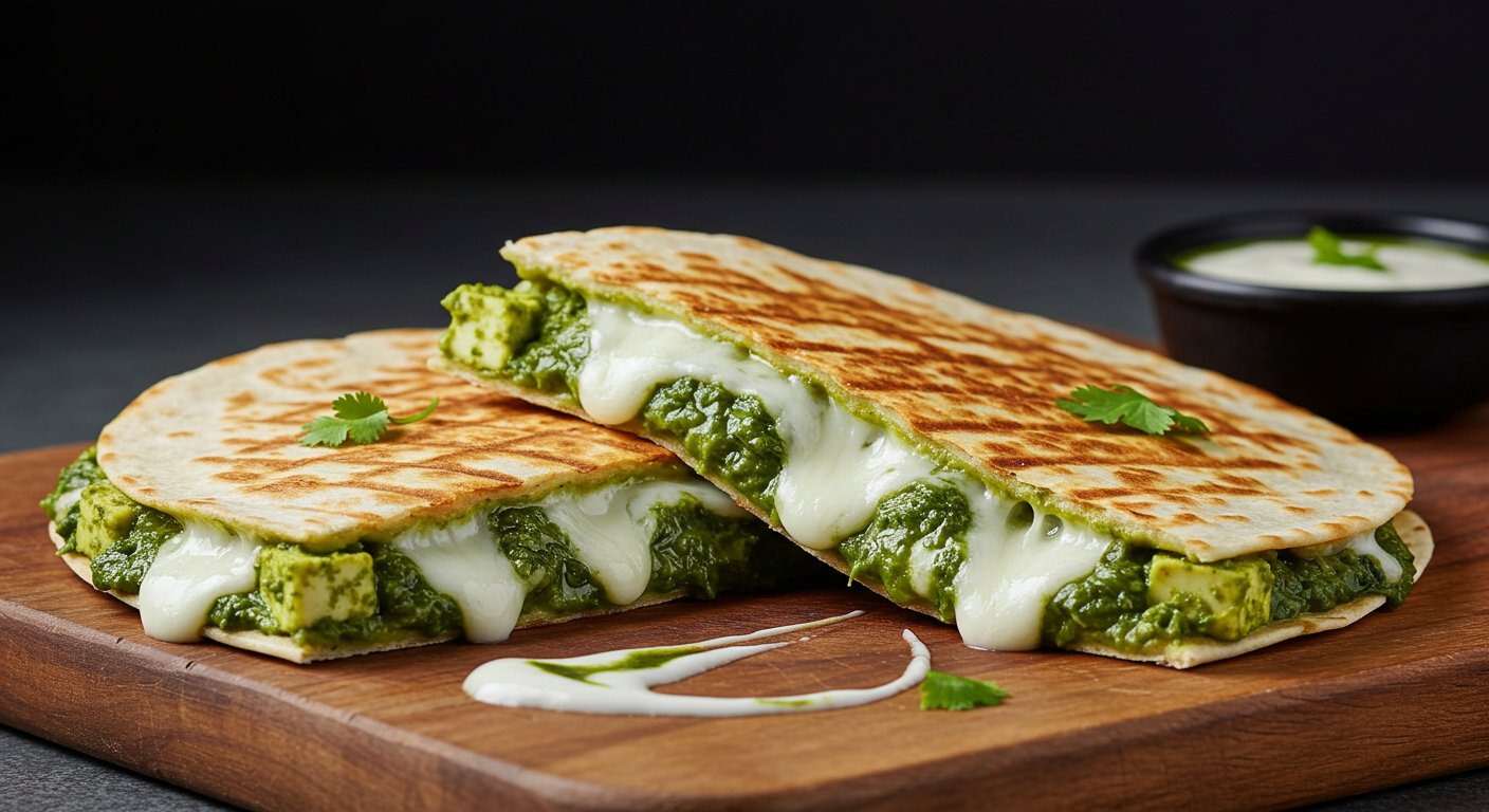 Palak Paneer Quesadilla