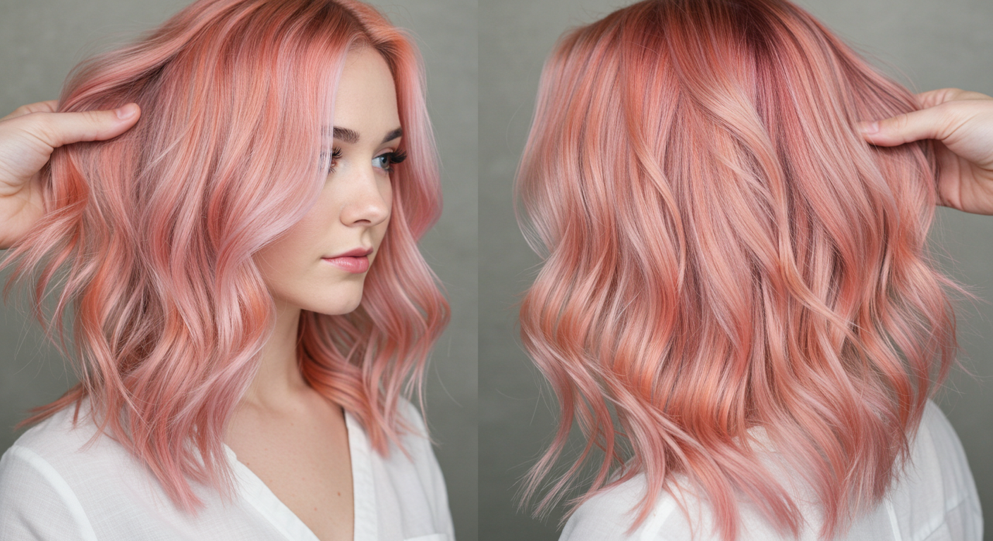 Pastel Strawberry Blonde Hair