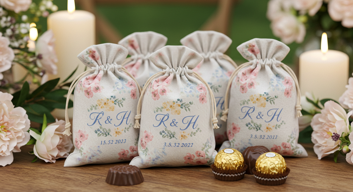 Personalized Wedding Favor Bags
