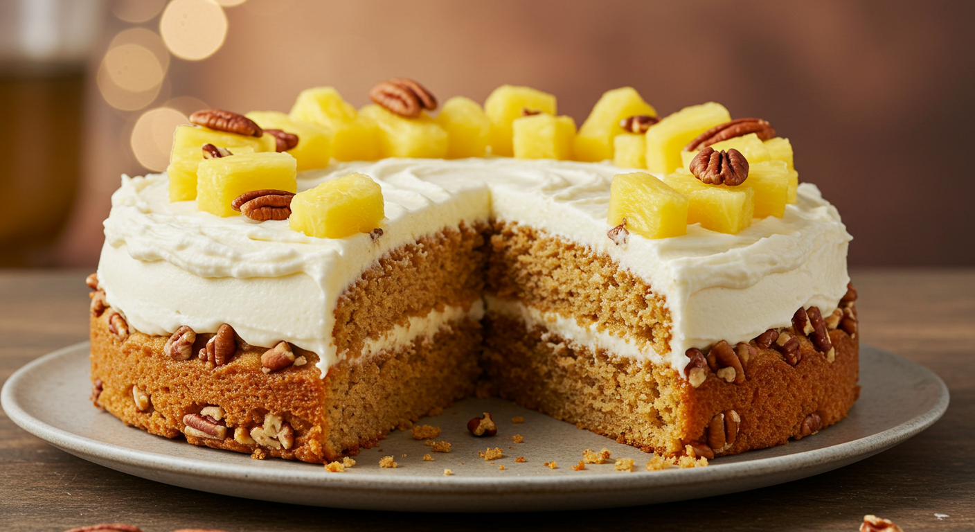Pineapple-Heavy Hummingbird Cake