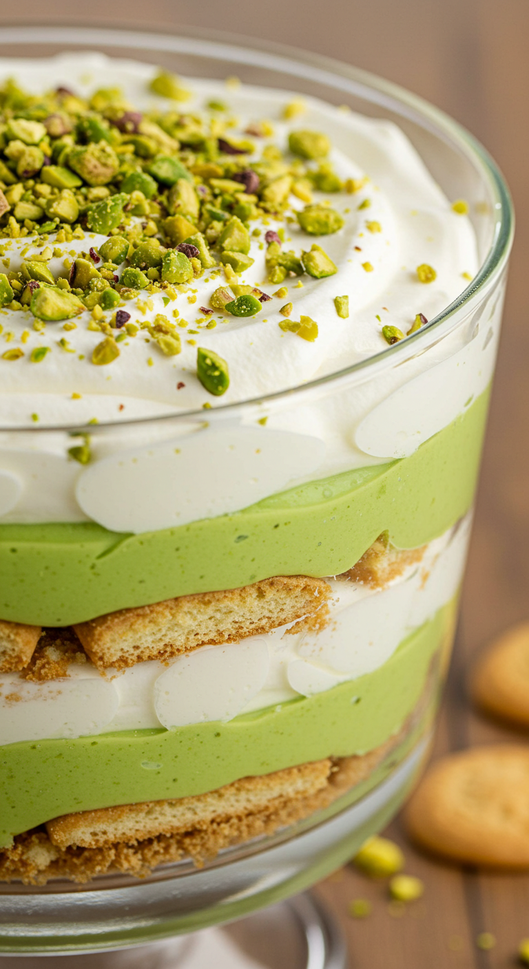 Pistachio Pudding Trifle