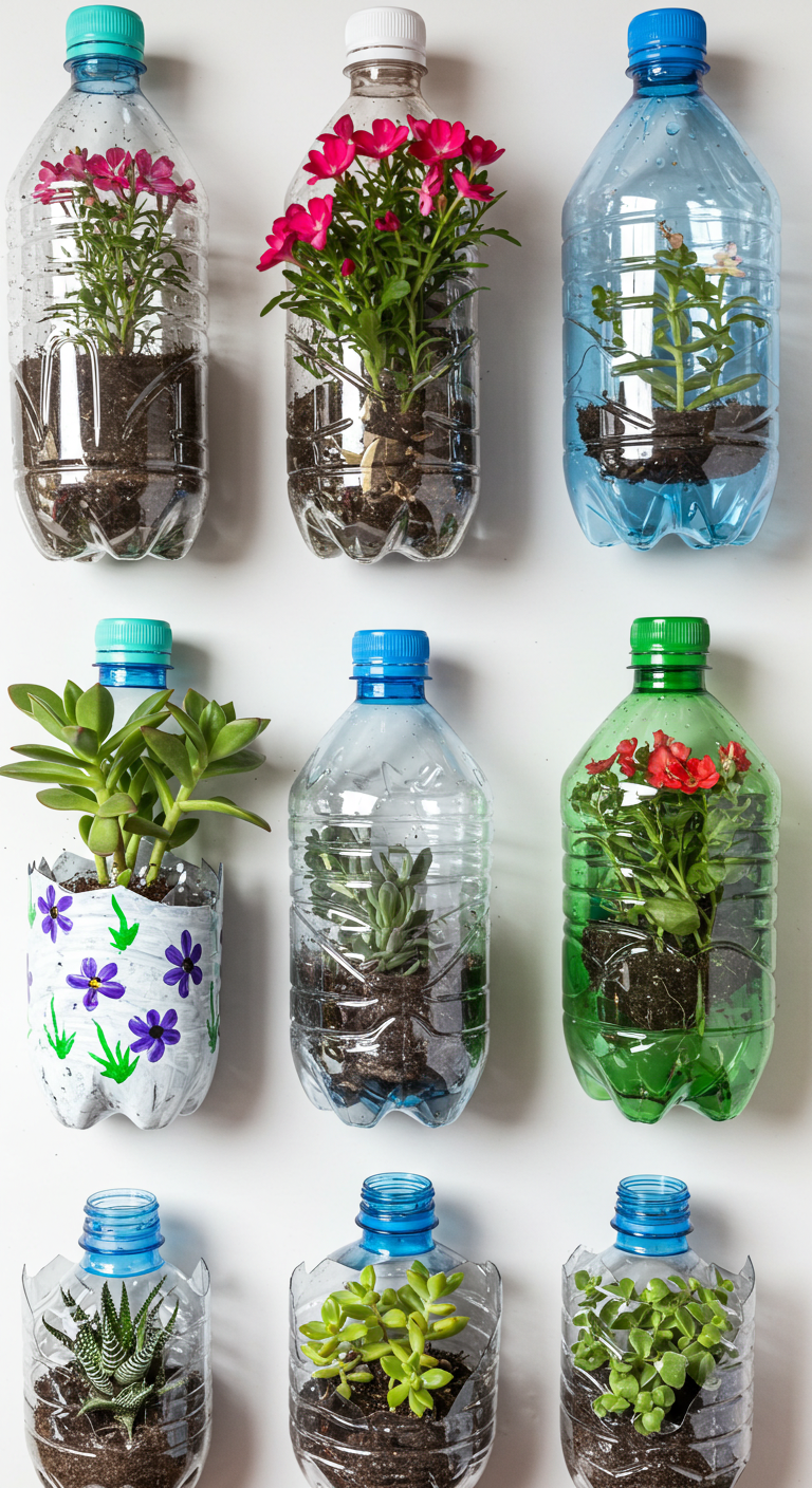 Plastic Bottle Planters