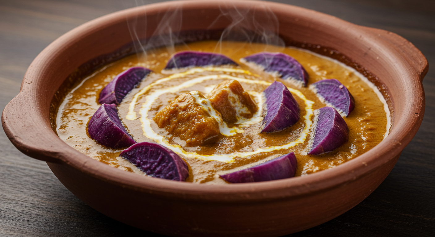 Purple Sweet Potato Curry
