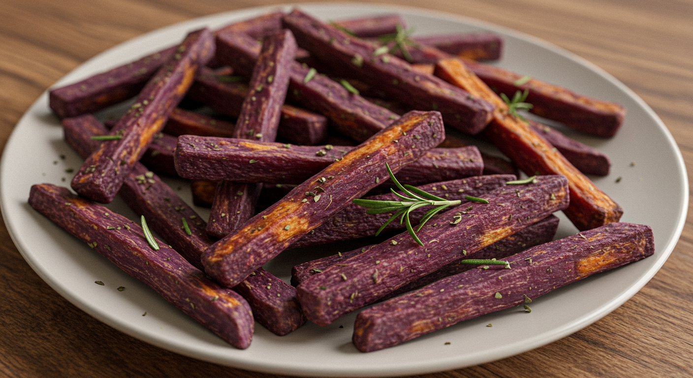 Purple Sweet Potato Fries
