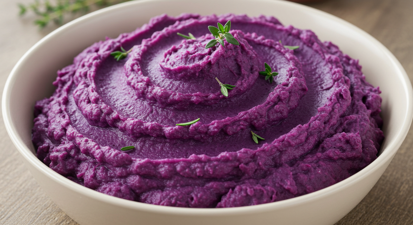 Purple Sweet Potato Mash