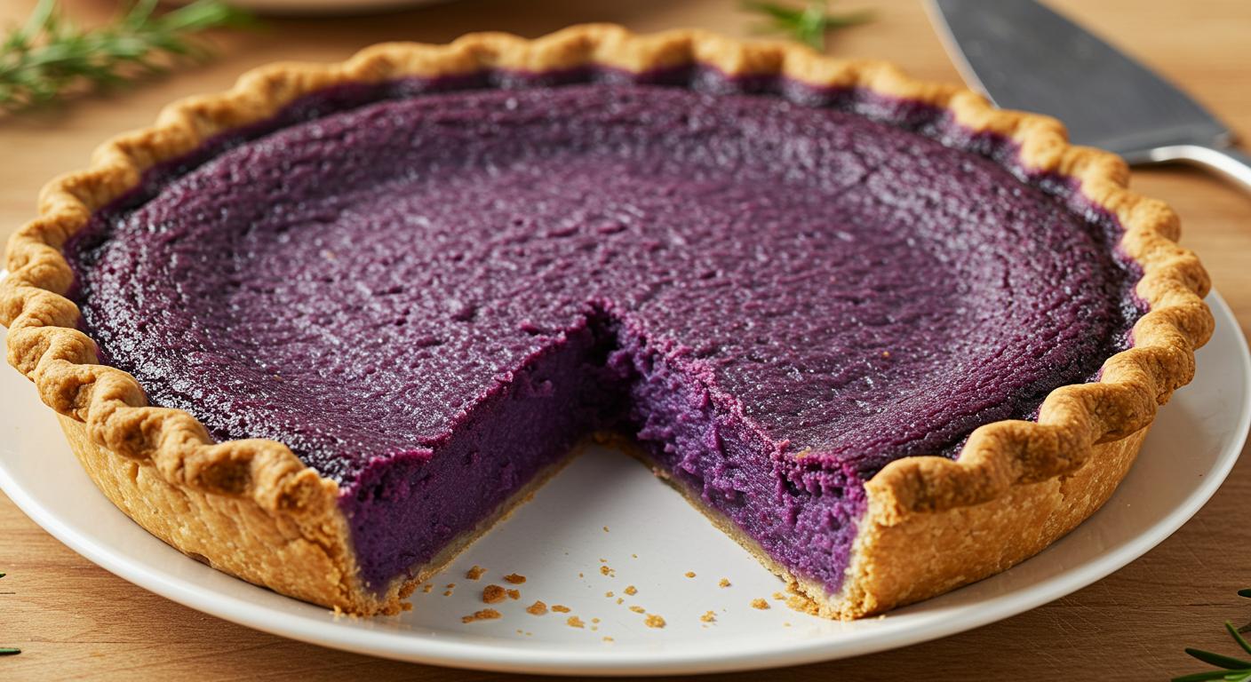 Purple Sweet Potato Pie
