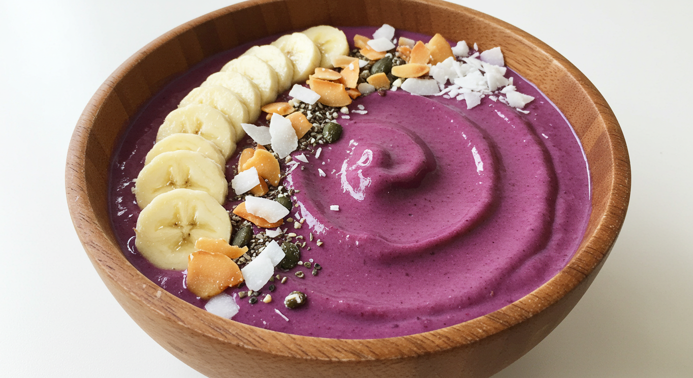 Purple Sweet Potato Smoothie Bowl