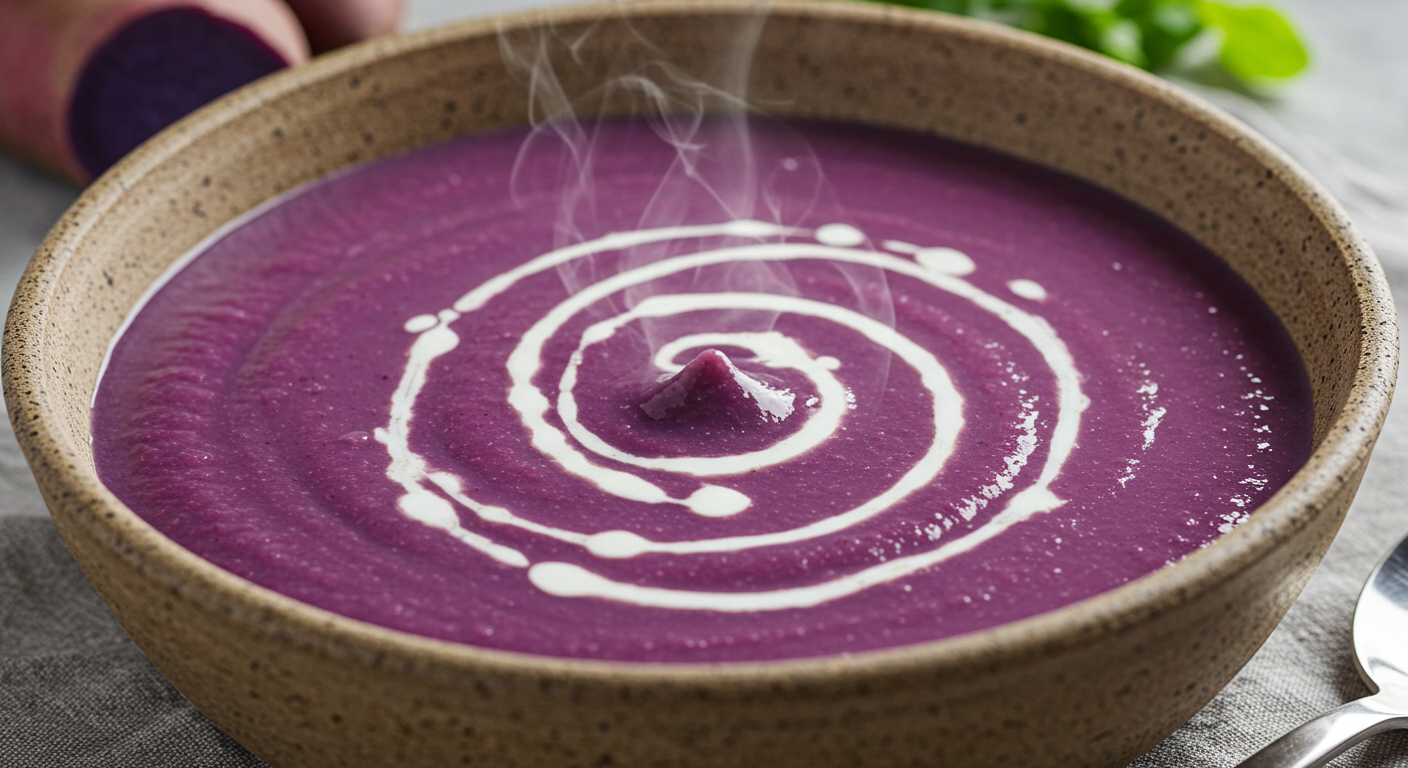 Purple Sweet Potato Soup
