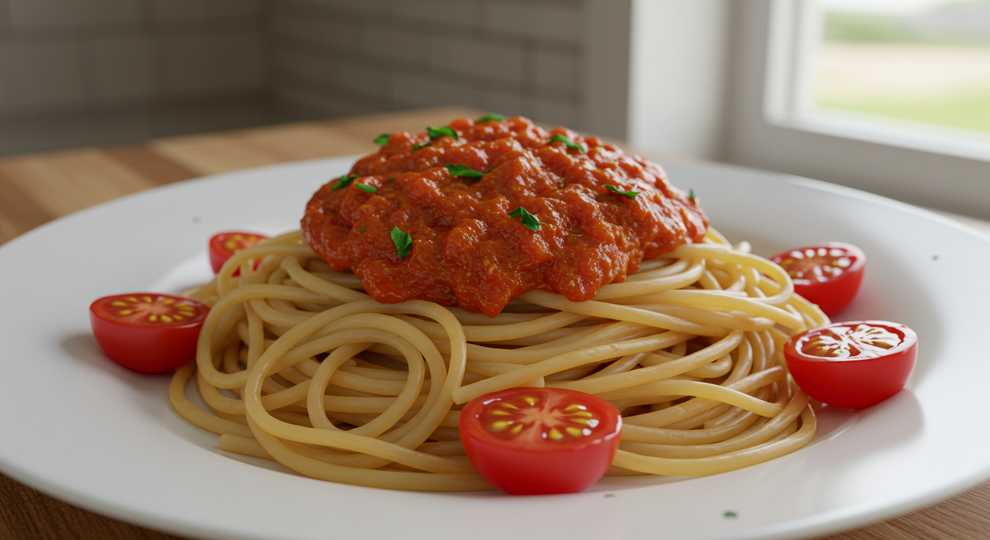 Spaghetti with Marinara Sauce