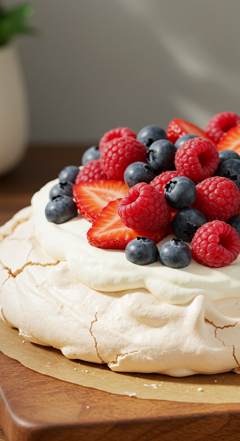 Spring Berry Pavlova