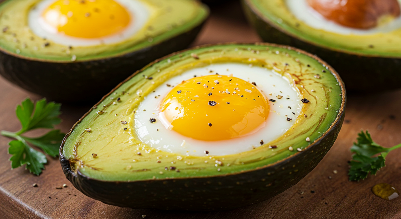 Stuffed Avocado with Egg