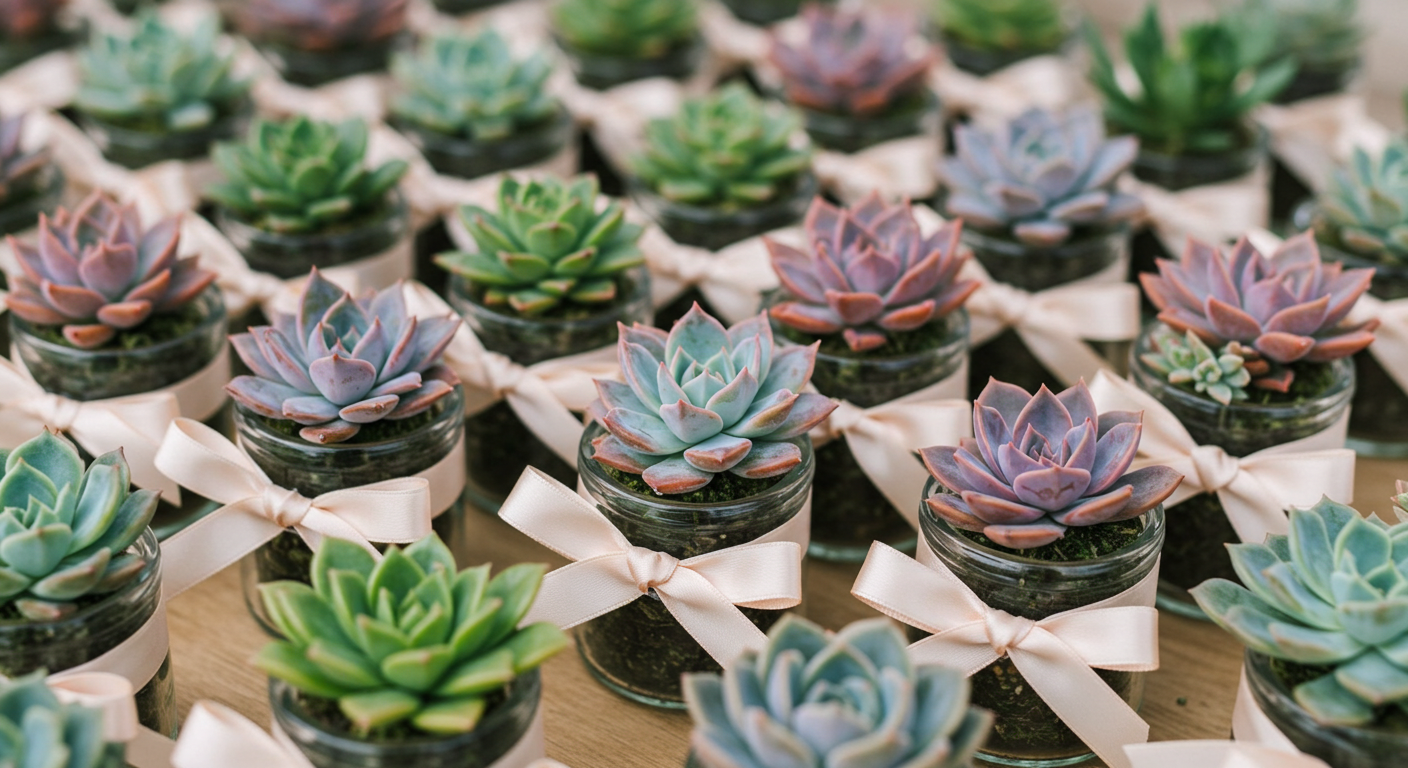 Succulent Wedding Favors