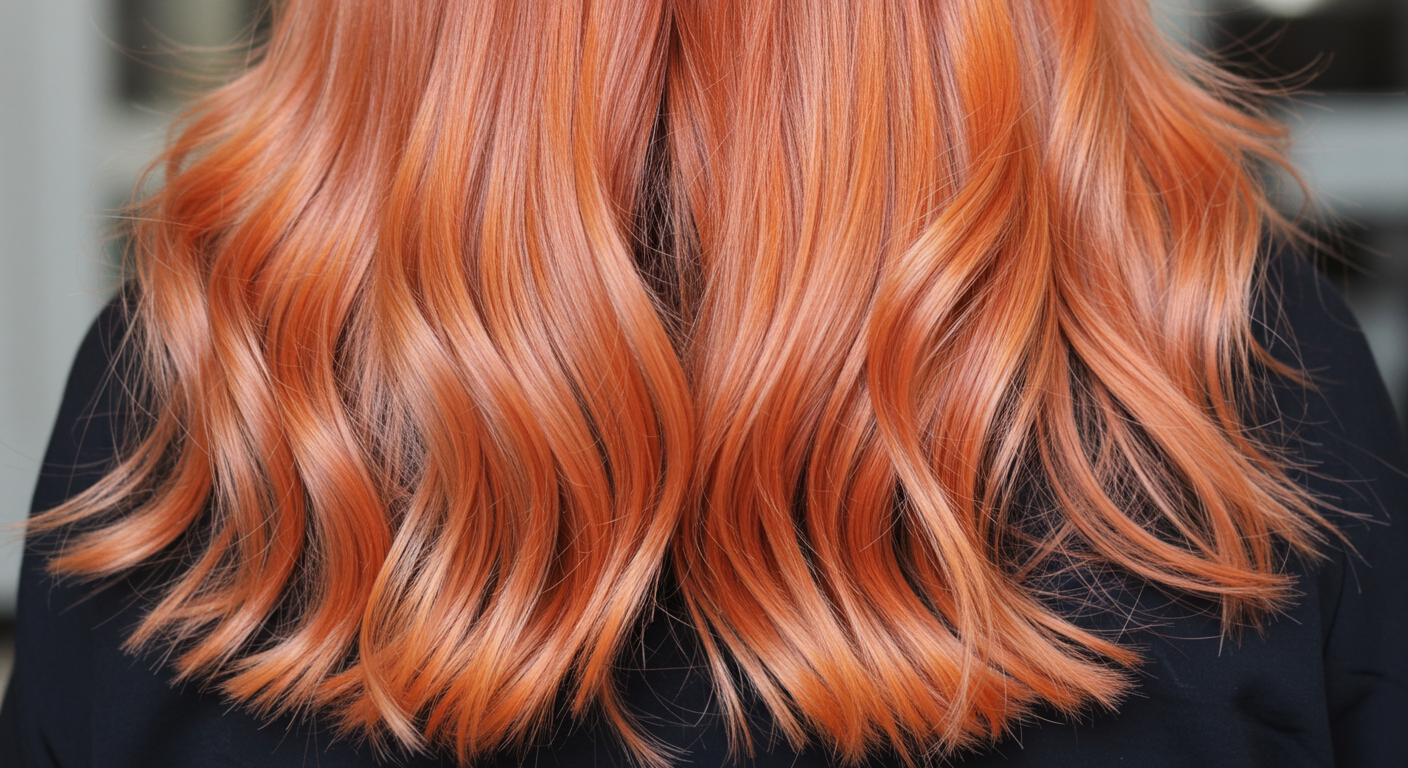 Tangerine Strawberry Blonde Hair