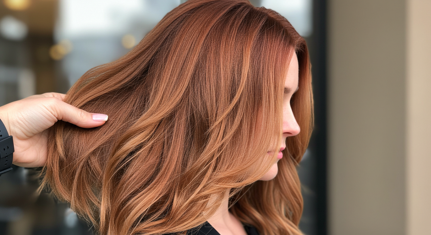 Warm Strawberry Blonde Hair