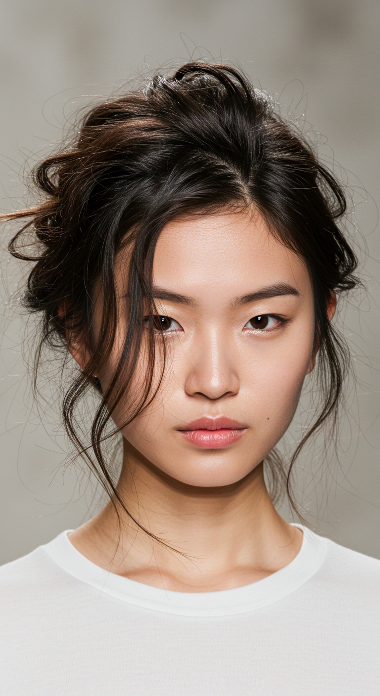 French Twist with a Modern Messy Touch