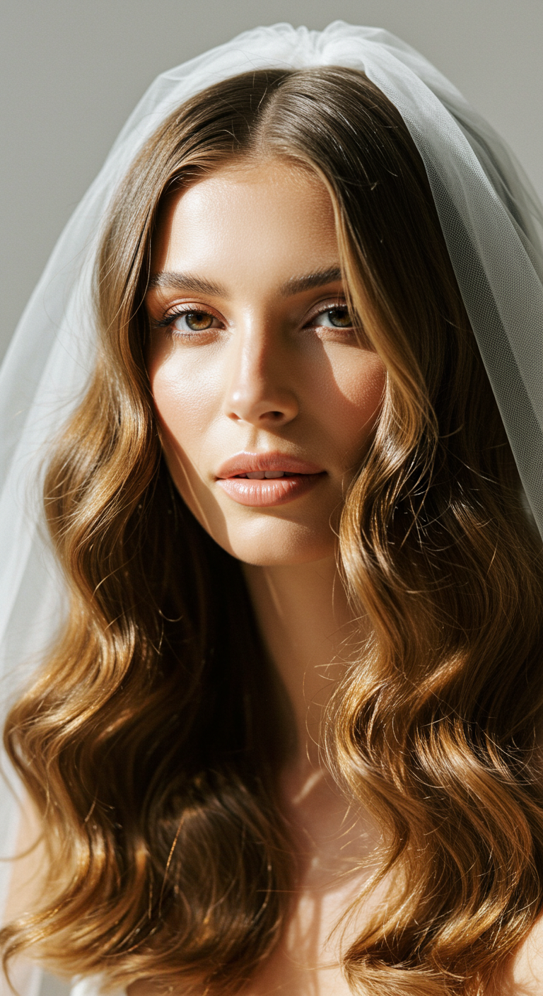 Loose Waves with a Sheer Veil