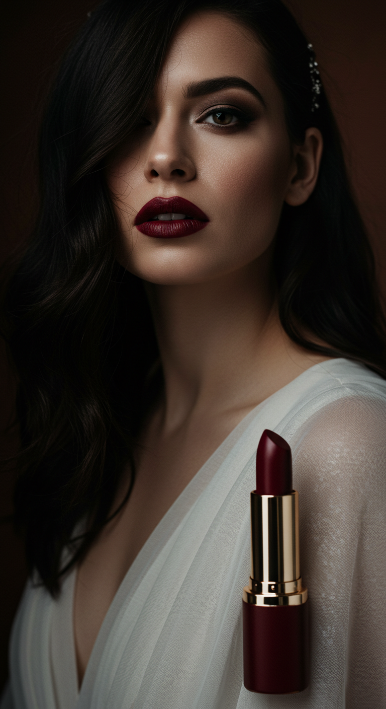 Mysterious Bride in Burgundy Bliss Lipstick