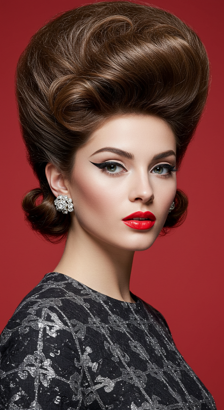 Retro ’60s Bouffant with a Modern Twist
