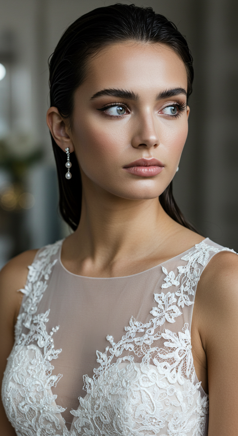 Slicked-Back Wet Look