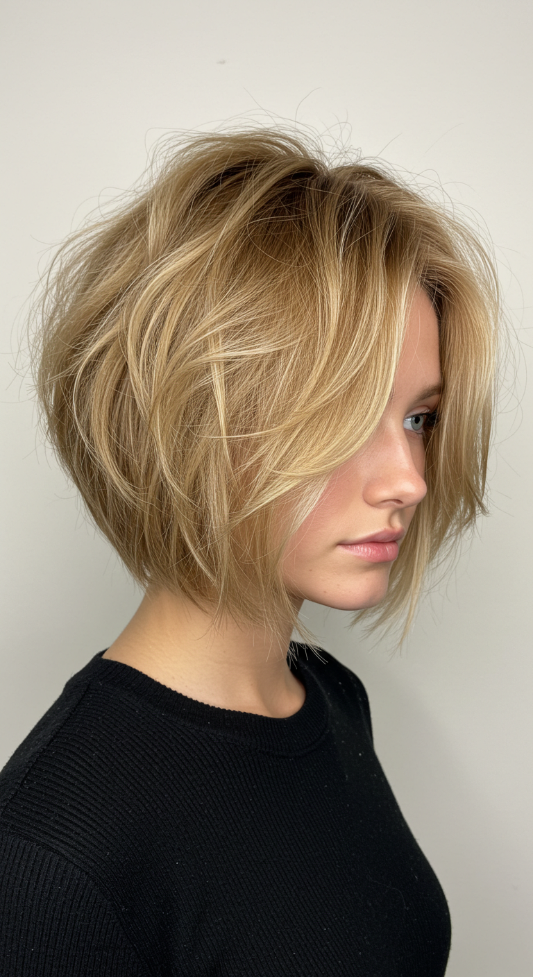 The Feathered Bob with Movement
