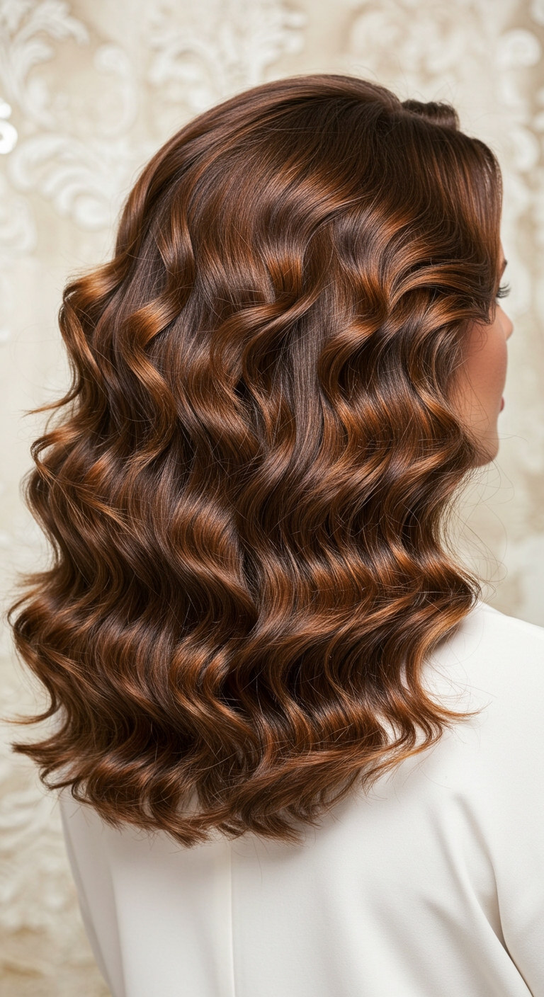Voluminous Half-Up, Half-Down Curls