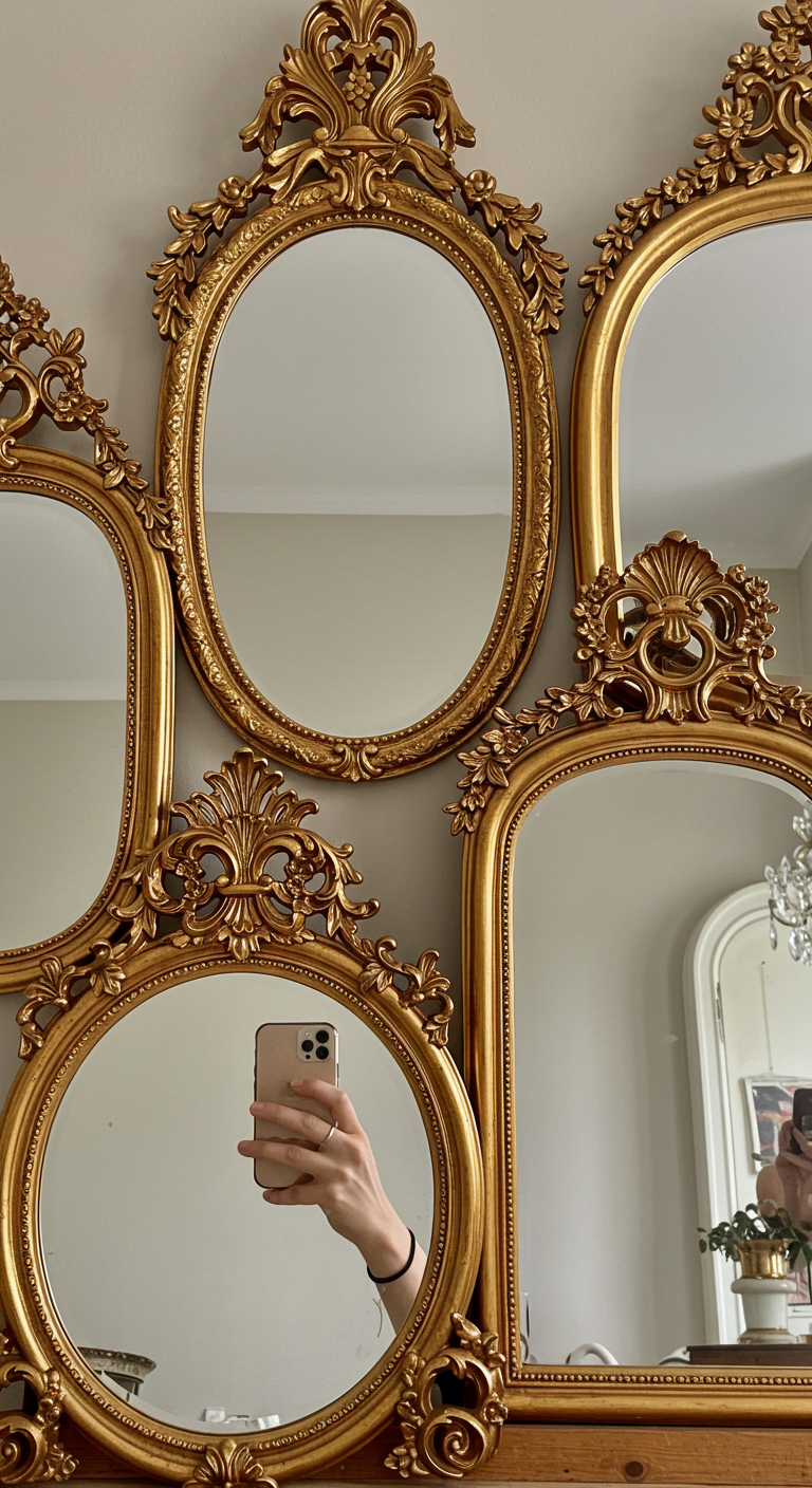 Antique Gold Framed Mirrors