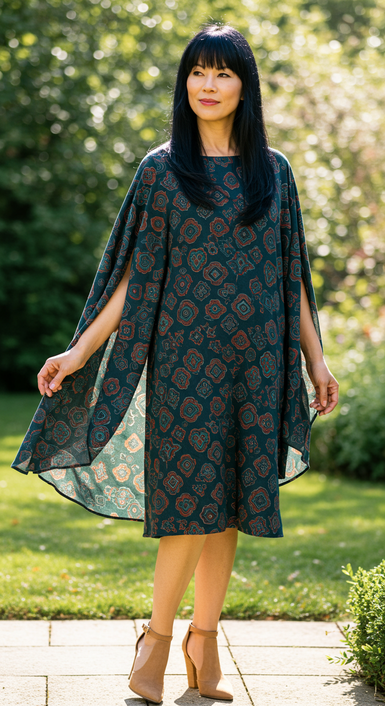 Cape Dress for Women
