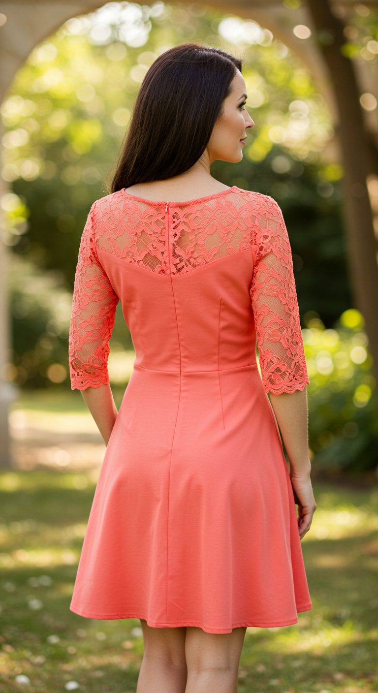Fit-and-Flare Cocktail Dress for Women