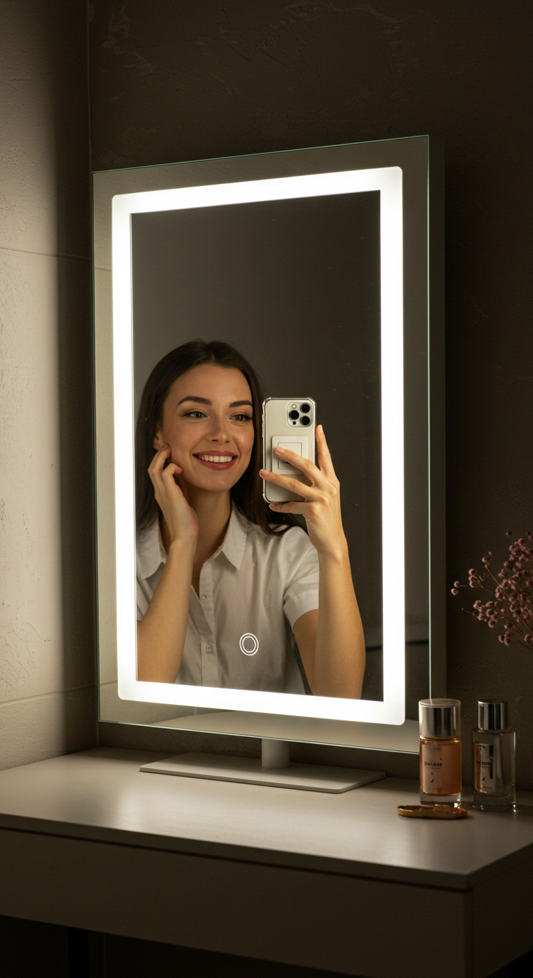 Mirrors with Adjustable Light Settings