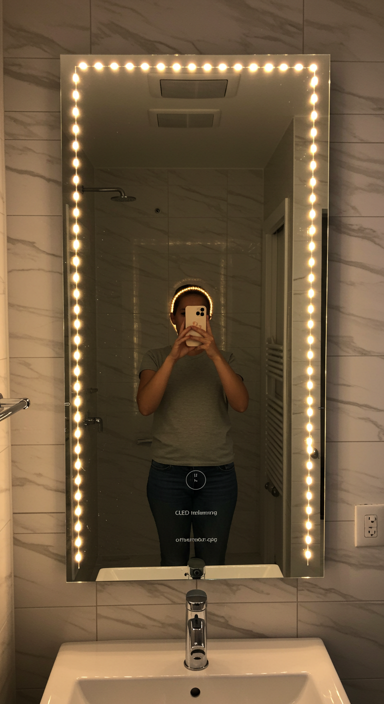 Mirrors with Customizable LED Colors