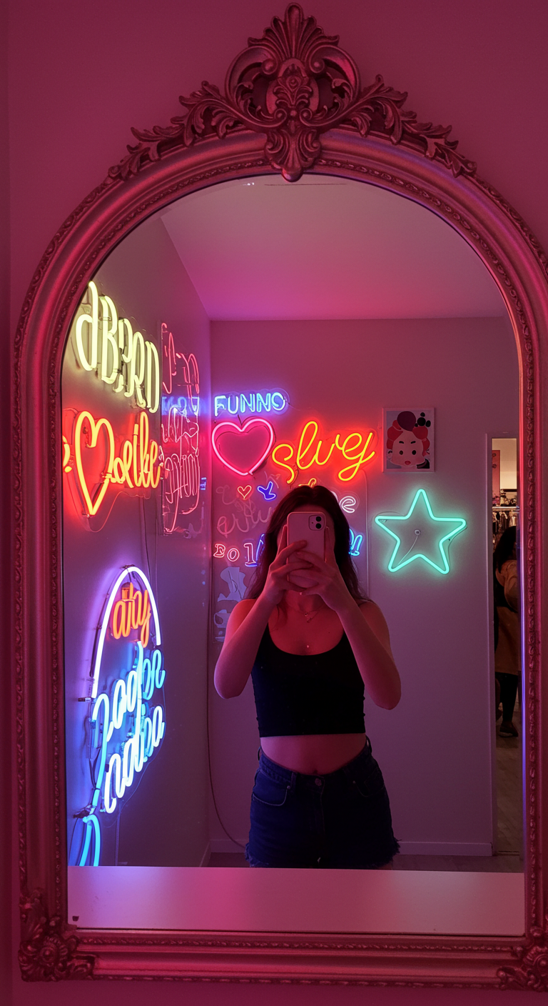 Neon Sign Mirrors