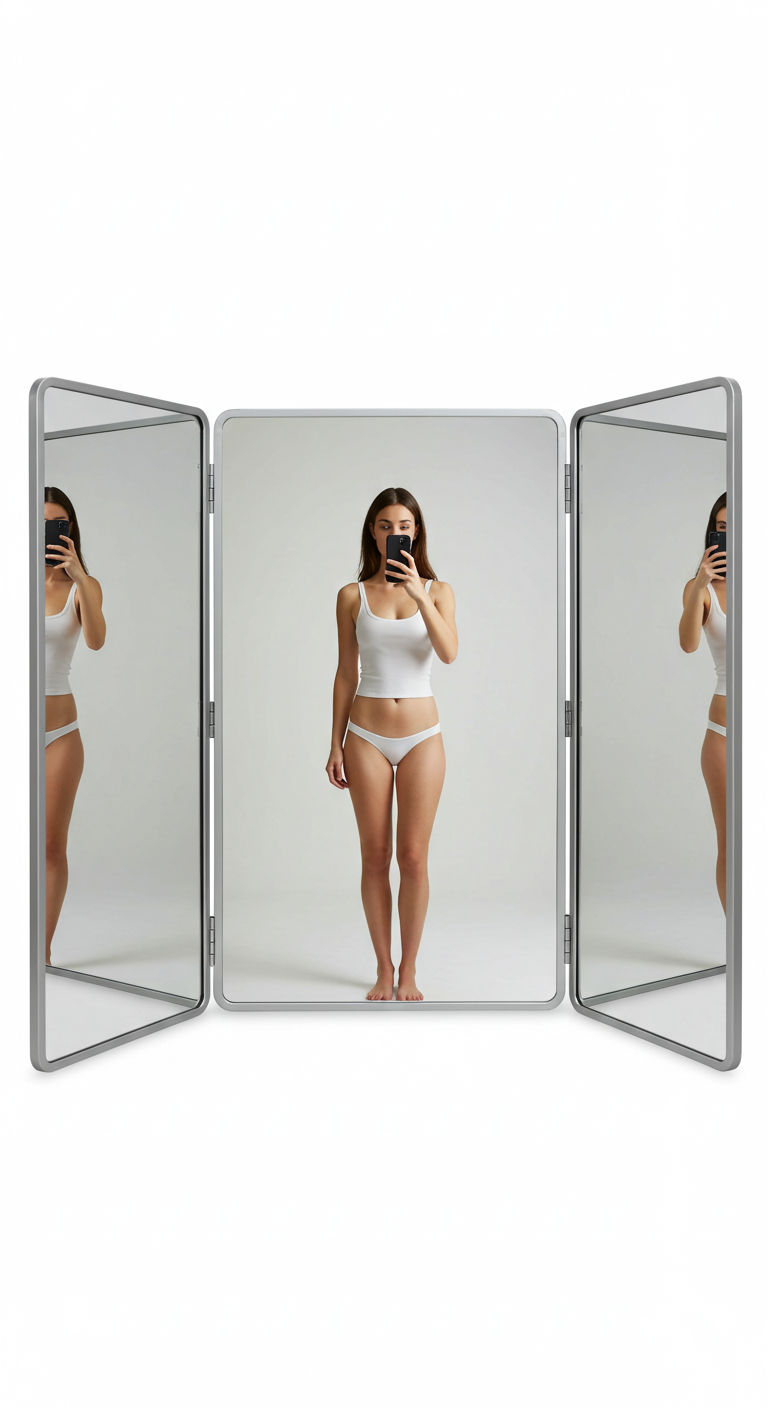 Tri-Fold Mirrors