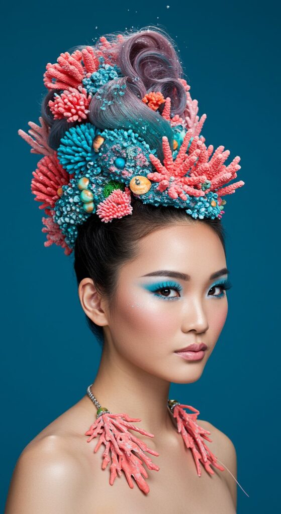 Coral Reef Faux Hawk