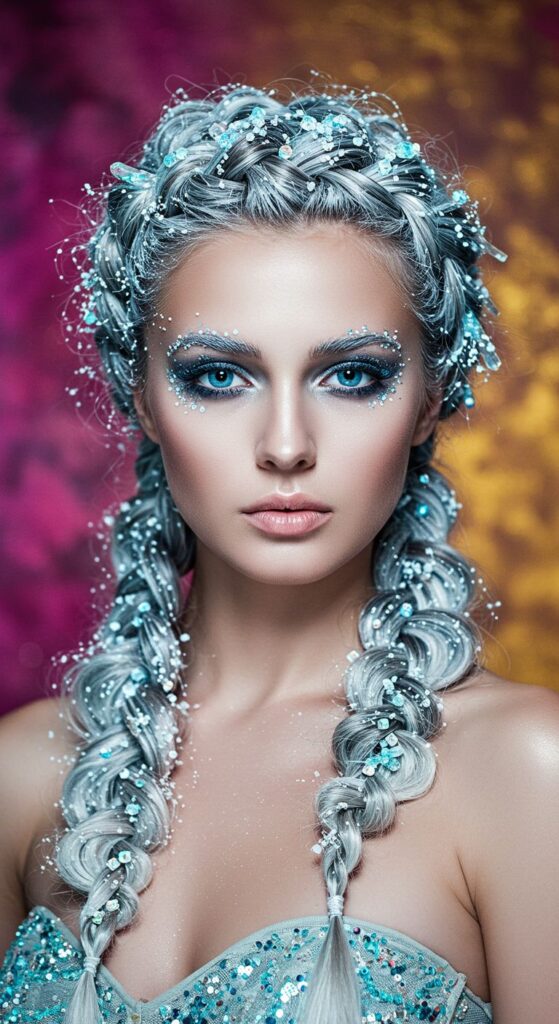Frosted Ice Queen Braid