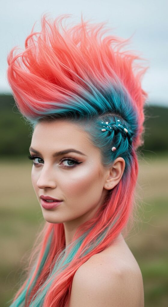 Mermaid Mohawk Moment