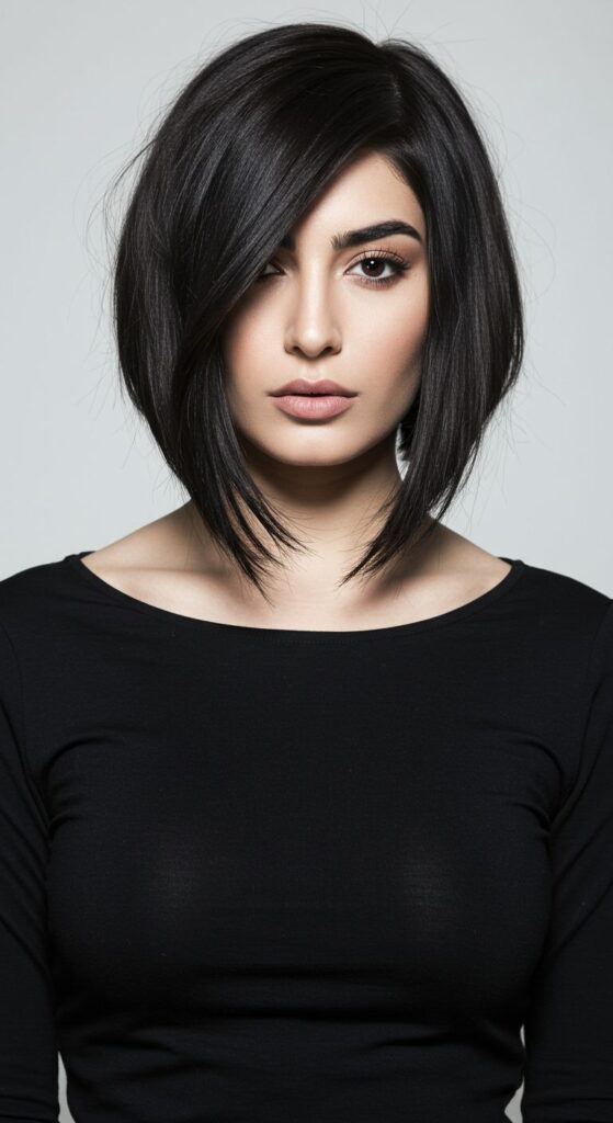 Asymmetrical Bob: Edgy Yet Balanced