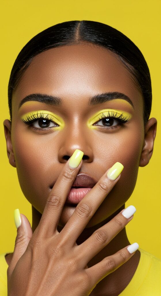 Brighten Your Day with Lemon Yellow White