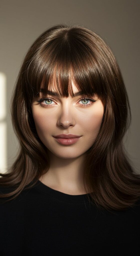 Classic Blowout With Side Bangs