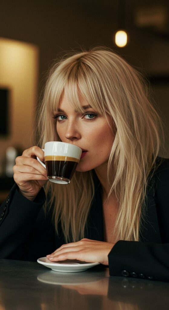Espresso with Icy Beige Peekaboo Layers