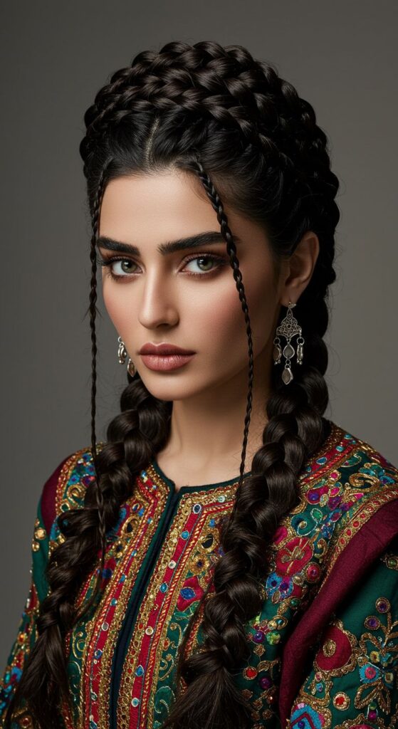 Loose Braided Crown: Boho Vibes with Structure