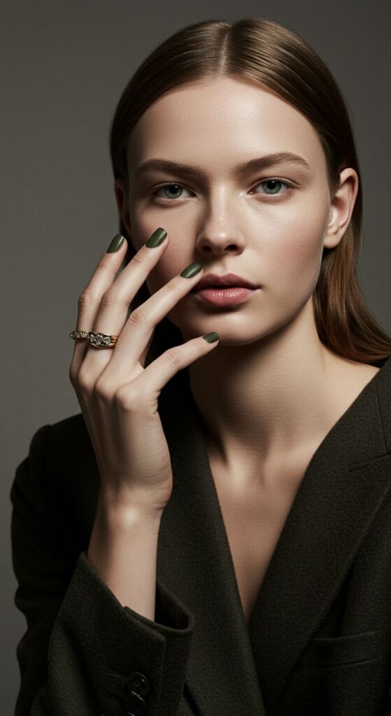 Matte & Moody Olive