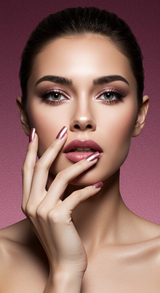 Mauve Champagne Ombre