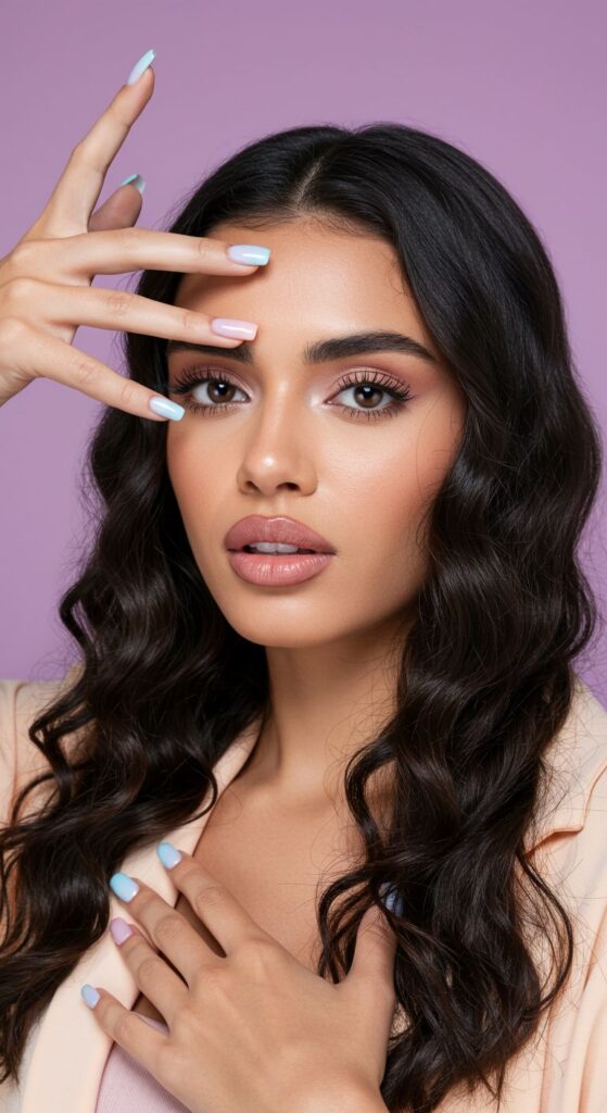 Pastel French with a Twist